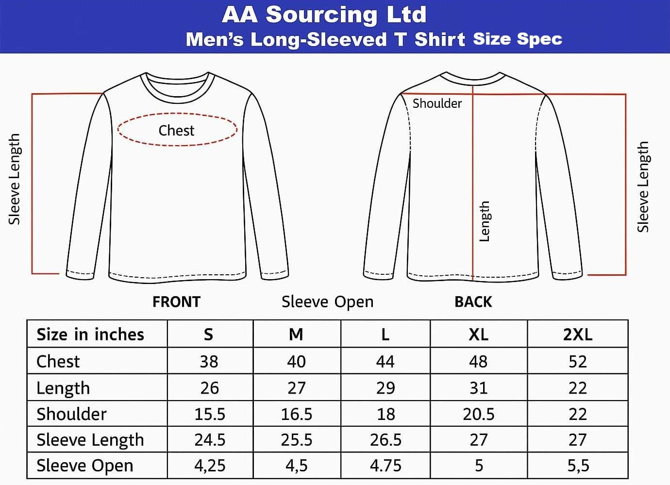 /images/size/main/TshirtAndPolo/tShirtFinal/FinalMensTshirtsSizeSpec/Men Long Sleeve T Shirt Size Spec
