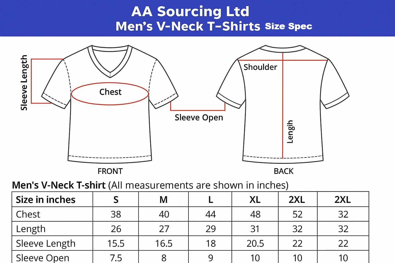 /images/size/main/TshirtAndPolo/tShirtFinal/FinalMensTshirtsSizeSpec/V Neck Exclusive Men T Shirt Size Spec