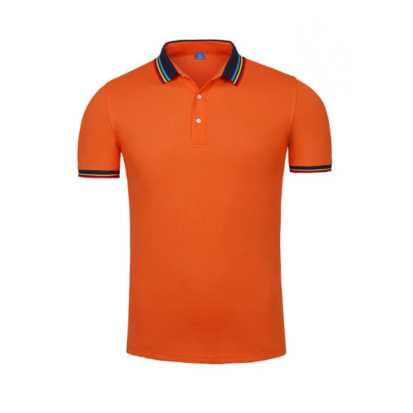 Men's Solid Color Soft Knitted Golf Shirt - AA Sourcing LTD
