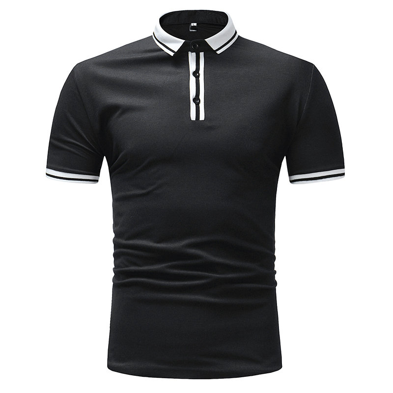 Men's Turn-down Collar Regular Fit Solid Short Sleeve Golf Shirts - AA ...