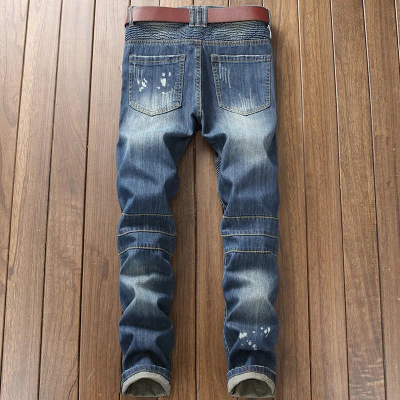 Men's Straight Fold Slim Jeans - AA Sourcing LTD